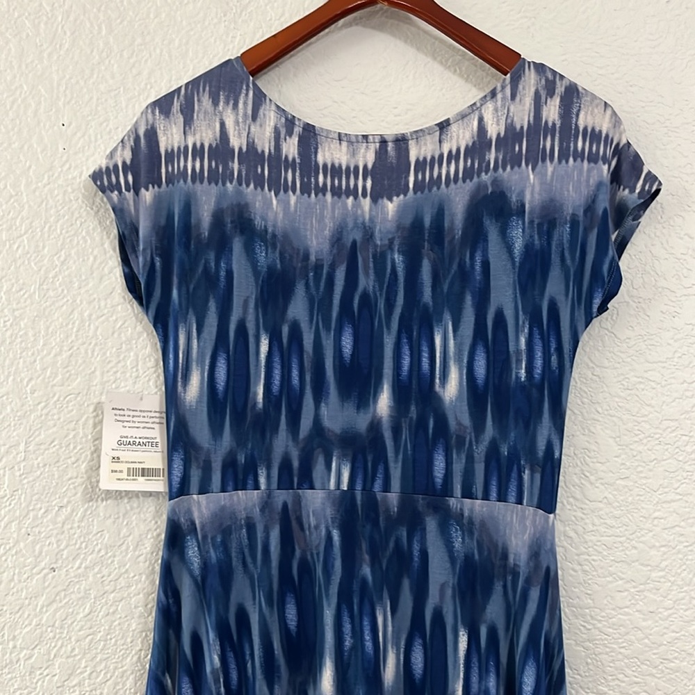 Athleta Bamboo Dolman Blue Dress - Picture 7 of 11